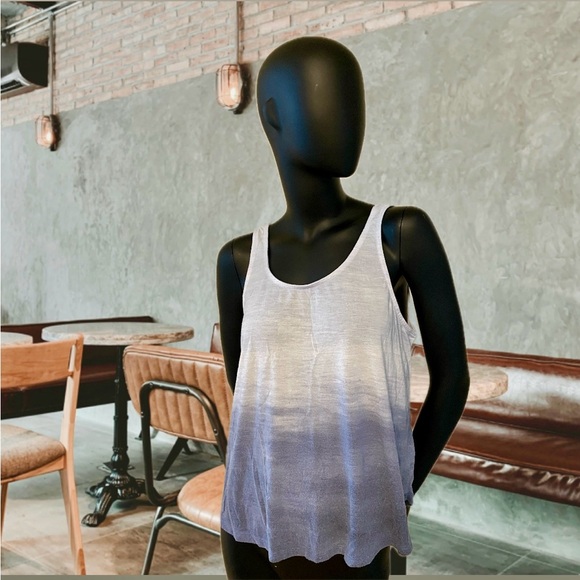 Abstract Blue Sky Tank Top - Picture 1 of 3